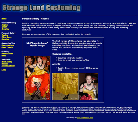 Strange Land Costuming screenshot